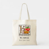 Tote Bag Cadeau pour professeur de maternelle (Dos)