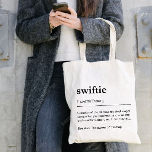 Tote Bag Cadeau Swiftie Définition Personnalisée Moderne Dr