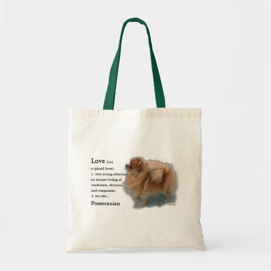 Tote Bag Cadeaux amoureux de Poméranie (Devant)