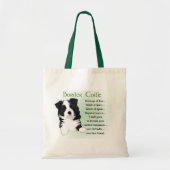 Tote Bag Cadeaux d'art Collie Frontière (Devant)
