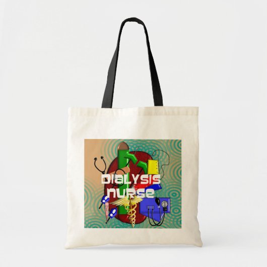 Tote Bag Cadeaux d'art d'infirmière de dialyse (Devant)