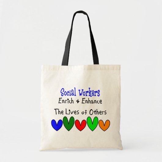 Tote Bag Cadeaux d'assistant social (Devant)