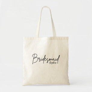 Tote Bag Cadeaux d'domestiques Script moderne noir person