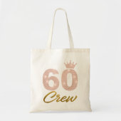 Tote Bag Cadeaux de 60 ans 60 équipage 60e fête d'anniversa (Devant)