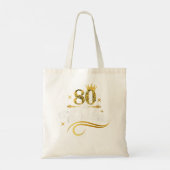 Tote Bag Cadeaux de 80 ans 80 et fabuleux 80e anniversaire  (Dos)