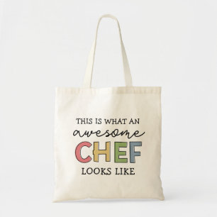 Tote Bag Cadeaux de Chef géniaux Meilleur Chef Jamais Drô