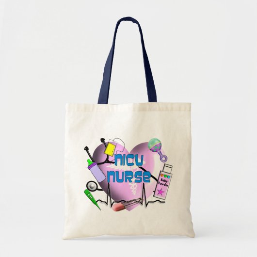 Tote Bag Cadeaux de conception de coeur de rose (Devant)