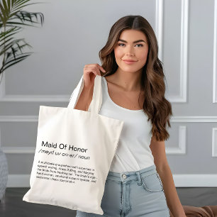Tote Bag Cadeaux de définition de proposition de demoiselle