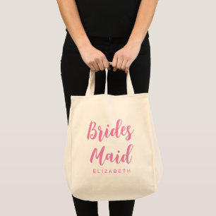 Tote Bag Cadeaux de Demoiselle d'Honneur de Bachelorette Fe