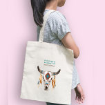 Tote Bag Cadeaux de femme de la tribu des boho du sud-ouest<br><div class="desc">Cadeaux de servantes mariages de la tribu des Boho du sud-ouest. Les motifs folkloriques ornés décorent le crâne et le titre de la vache.</div>