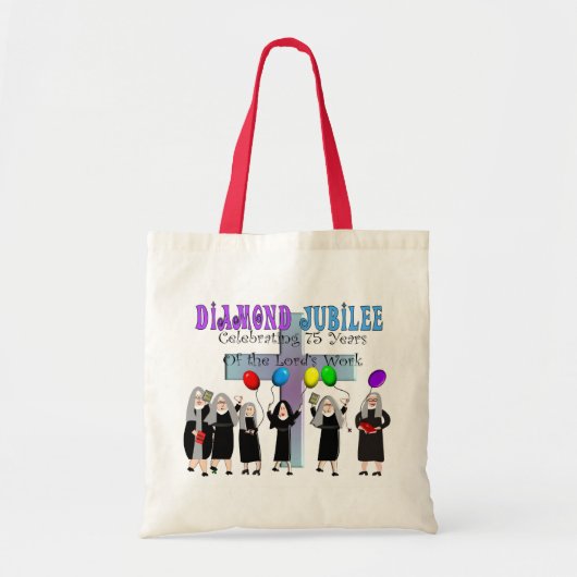 Tote Bag Cadeaux de jubilé de diamant de nonnes (Devant)