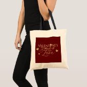 Tote Bag Cadeaux de la Saint-Valentin rouges (Devant (produit))