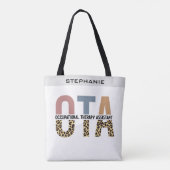 Tote Bag Cadeaux de l'assistant d'ergothérapie OTA personna (Dos)