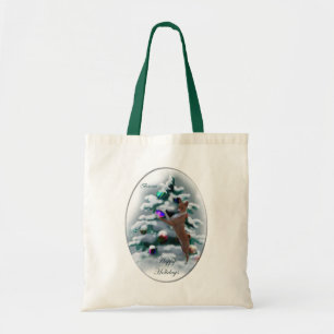 Tote Bag Cadeaux de Noël Basenji