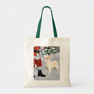 Tote Bag Cadeaux de Noël de golden retriever