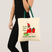 Tote Bag Cadeaux de Noël de Rat Terrier (Devant (produit))