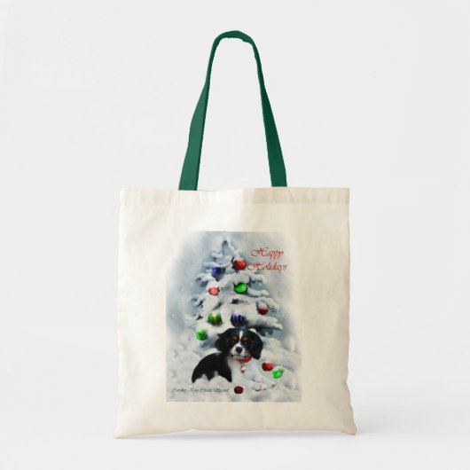 Tote Bag Cadeaux de Noël du roi Cavalier Charles d'Espagne (Devant)