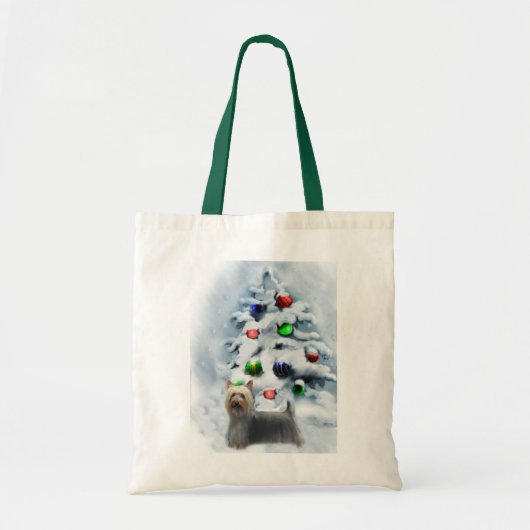 Tote Bag Cadeaux de Noël Silky Terrier (Devant)