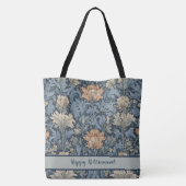 Tote Bag Cadeaux de retraite Graceful Retro Flowers pour ma (Dos)