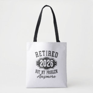 Tote Bag Cadeaux de retraite pour femmes hommes 2026 Retrai