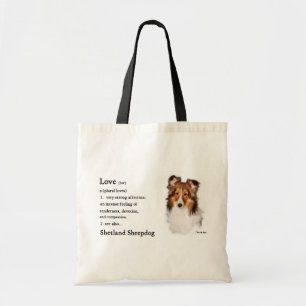 Tote Bag Cadeaux de Sheltie de chien de berger de Shetland