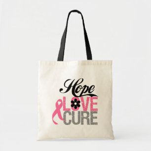 Tote Bag Cadeaux de TRAITEMENT d'AMOUR d'ESPOIR de cancer