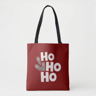 Tote Bag Cadeaux de vacances de Noël Ho Ho Ho Saisonniers