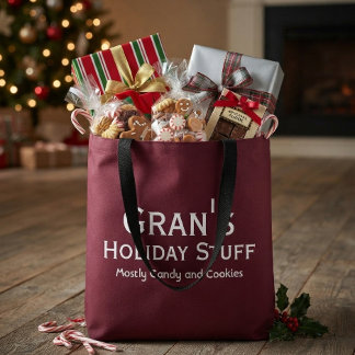 Tote Bag Cadeaux de vacances personnalisés de Gran Burgundy