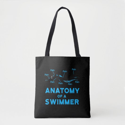 Tote Bag Cadeaux De Ventilateur De Baignade Anatomie D'Un B (Devant)