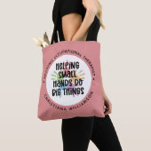 Tote Bag Cadeaux d'ergothérapeute sur mesure pour enfants (De près)