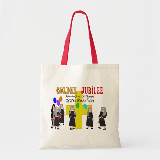 Tote Bag Cadeaux d'or de jubilé de nonnes (Devant)