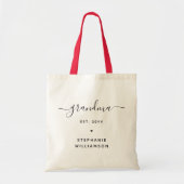 Tote Bag Cadeaux Grandma Est Personnalisé Grandma (Devant)