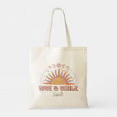 Tote Bag Cadeaux Personnalisés Boho Rise And Smile (Dos)