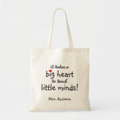Tote Bag Cadeaux Personnalisés pour les Enseignants Petits (Devant)