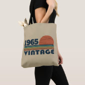 Tote Bag Cadeaux personnalisés soixante vintages 60e annive (De près)