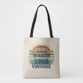 Tote Bag Cadeaux personnalisés vintages 65e anniversaire (Devant)