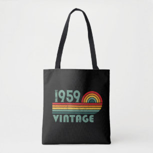 Tote Bag Cadeaux personnalisés vintages 65e anniversaire