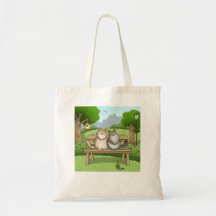 Tote Bag Cadeaux Pour Hommes Boris Et Natasha Graphisme Pou