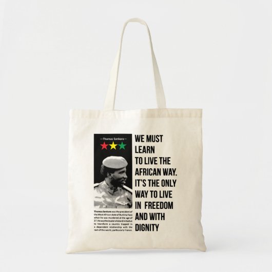 Tote Bag Cadeaux Pour Hommes Che Guevara Thomas De Sankara (Devant)