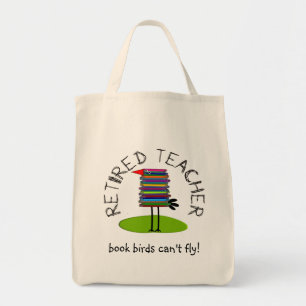 Tote Bag Cadeaux retirés de "oiseau de livre" de professeu