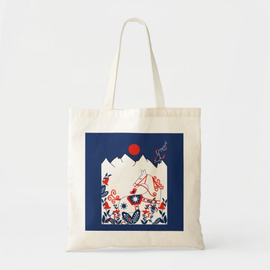 Tote Bag Cadeaux Suédois Et Finlandais D'Art Populaire (Devant)