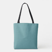 Tote Bag Cadet bleu (couleur solide) (Dos)