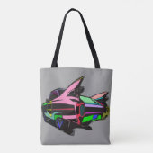 Tote Bag Cadillac coloré (Dos)