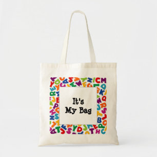 Tote Bag Cadre Alphabet