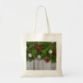 Tote Bag Cadre de Noël décoratif (Devant)
