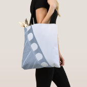 Tote Bag Cadre en métal noir et blanc (De près)
