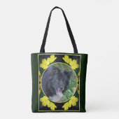 Tote Bag Cadre Fleur De Géranium Créez Votre Propre Photo (Dos)
