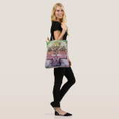 Tote Bag Caducée à croix pastel (Sur le modèle)