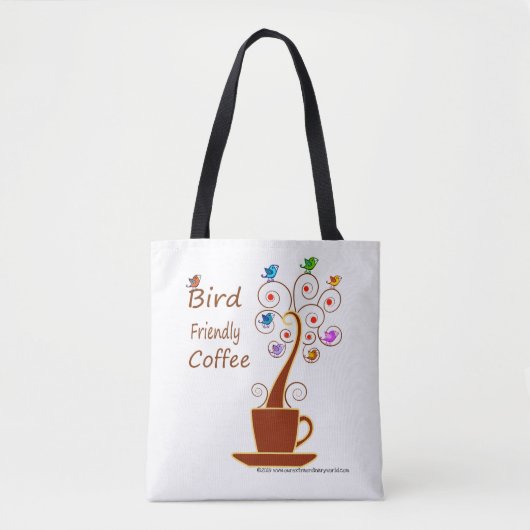 Tote Bag Café amical pour les oiseaux (Devant)
