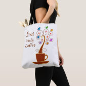 Tote Bag Café amical pour les oiseaux (De près)